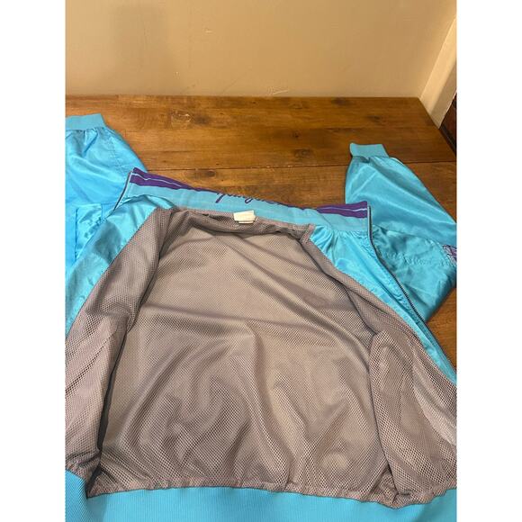 Kappa Tracktop with hidden Hoodie Blue Purple Jacket Vintage Full Zip RARE - Picture 14 of 16